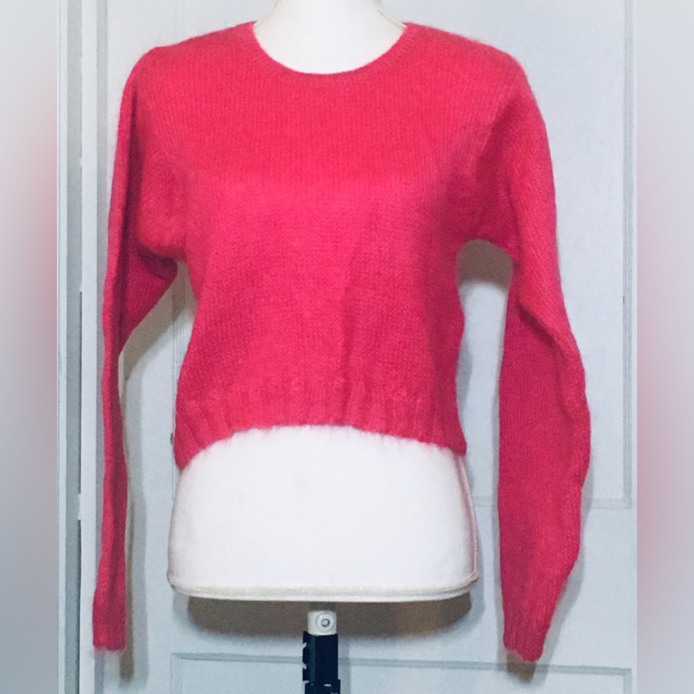 Free People Mohair Pink Sweater